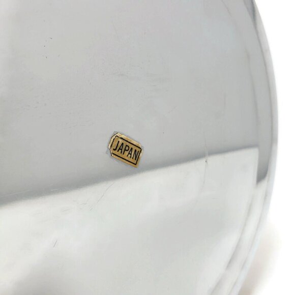 Red Vinyl and Chrome Ice Bucket with Carrying Handle and Plastic Insert - Picture 9 of 9